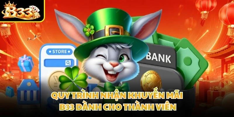 Quy trình nhận khuyến mãi B33 dành cho thành viên