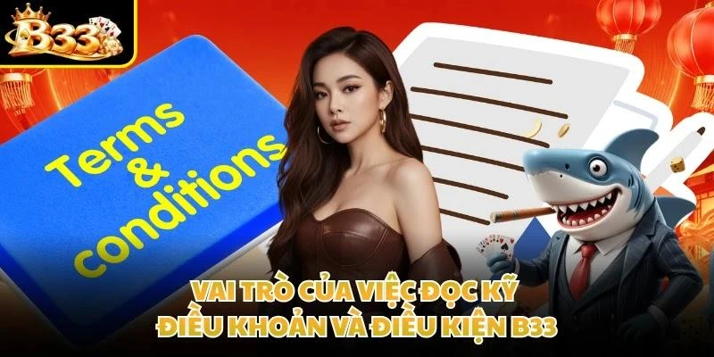 Vai trò của việc đọc kỹ điều khoản và điều kiện B33
